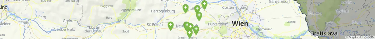 Map view for Pharmacies emergency services nearby Asperhofen (Sankt Pölten (Land), Niederösterreich)